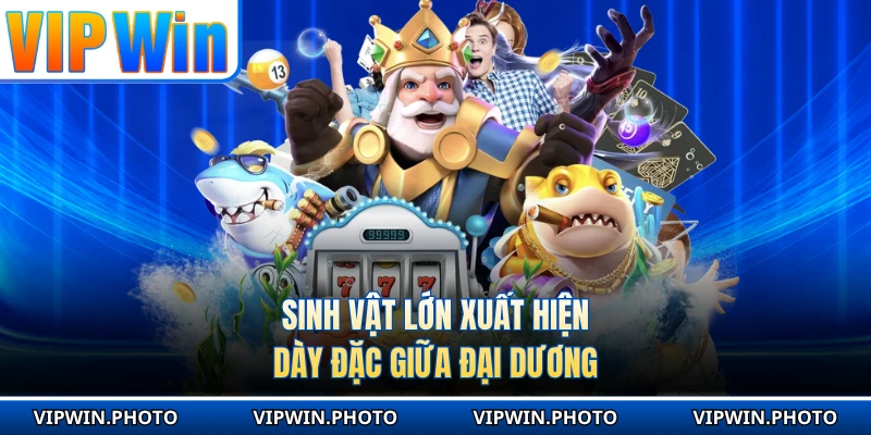 Sinh vật lớn xuất hiện dày đặc giữa đại dương